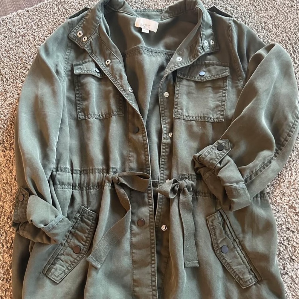 Olive Green Utility Jacket